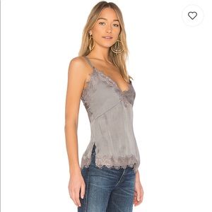 Lovers + Friends Emmy Tank in Charcoal